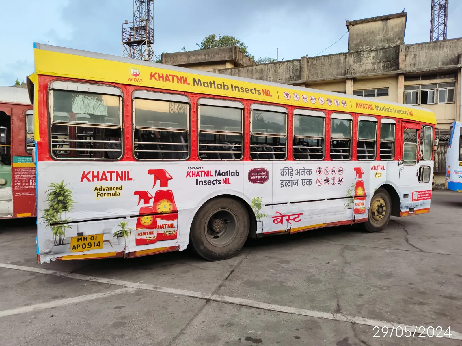 Five9 Media bus advertising campaign in Mumbai